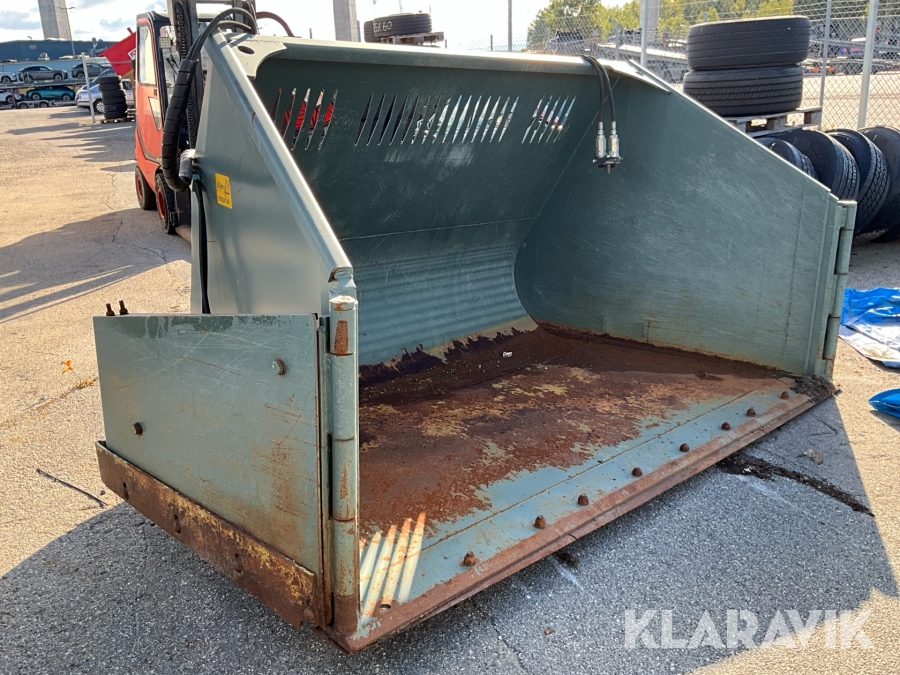 Klaffskopa/ snöskopa HWOY 1020/2850 med stora BM fäste