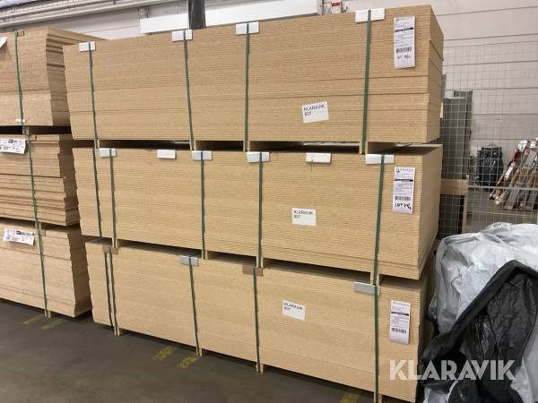 Parti med väggspånskivor Forestia