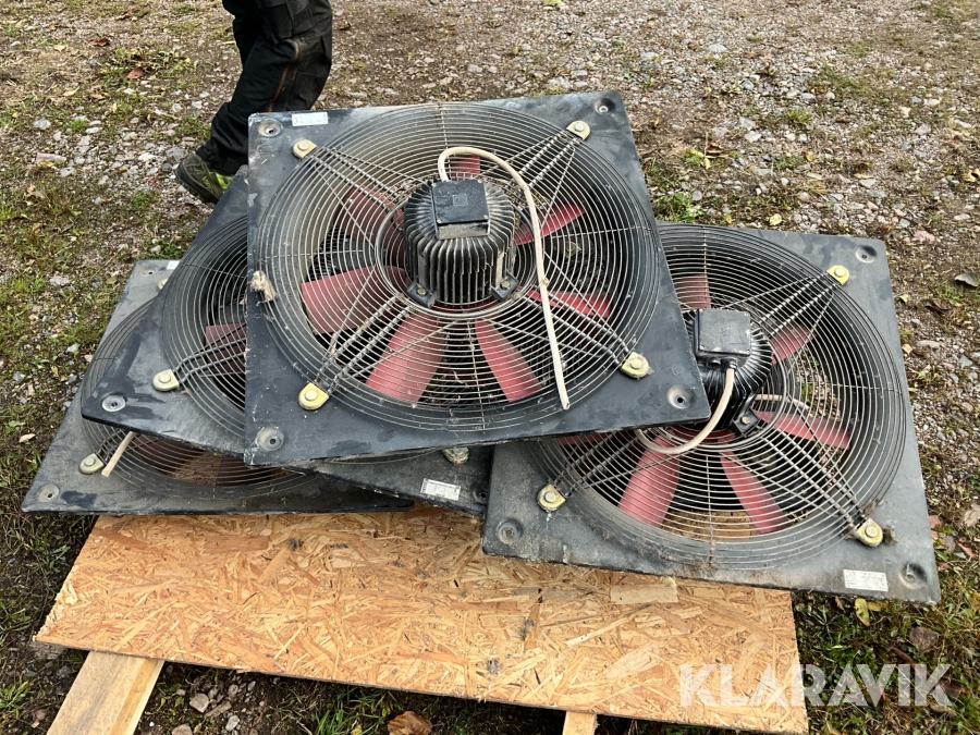 Torkfläktar för virke / hö 5st