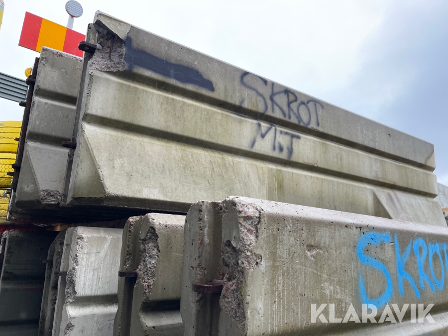 Betongbarriärer GP Link 10 st