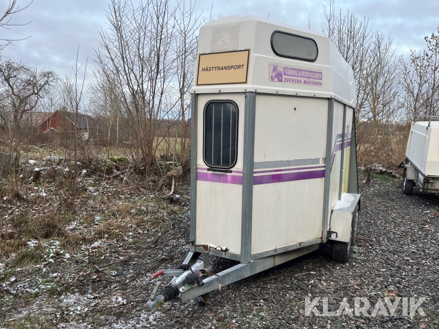 Hästtransport Värmlandsvagnen H2-1500