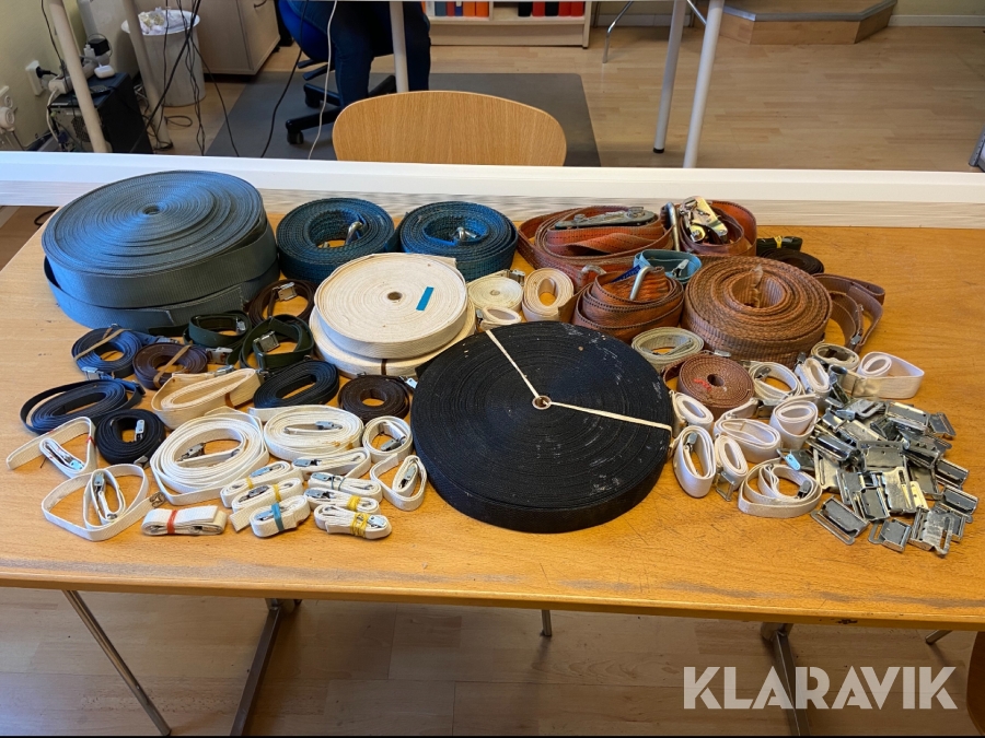 Spännband och remmar 54st