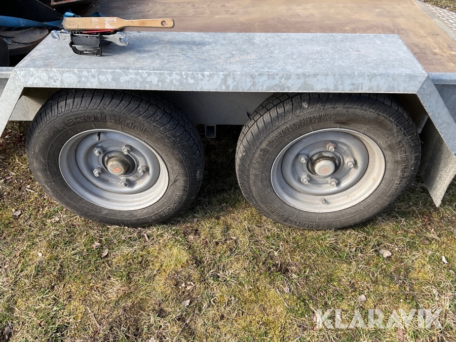 Grävmaskin Kubota KX016-4 med vagn