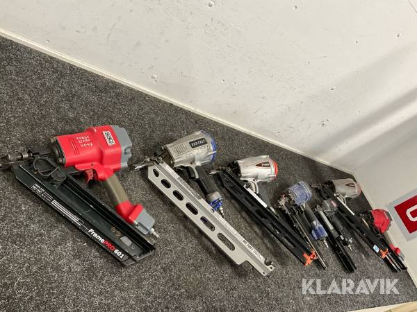 Spikpistoler 7st Senco, Paslode, Duo-fast nSP-350F2, PSN90, HDS7665, PW150, PSN100, PRO601