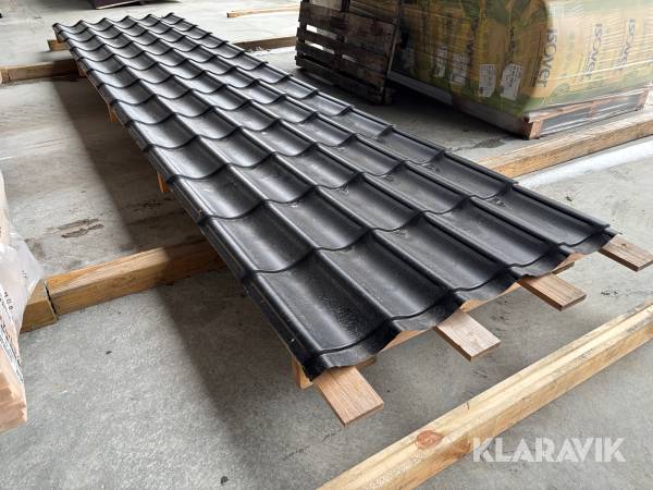 Takplåt Svart - 3st