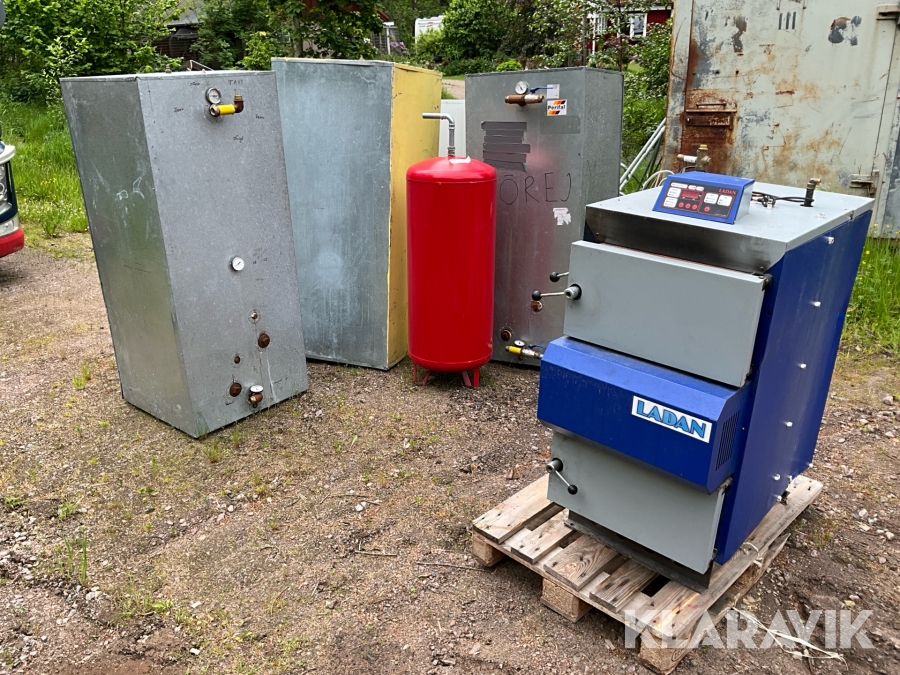 Komplett värmesystem med vedpanna Ladan 25kW