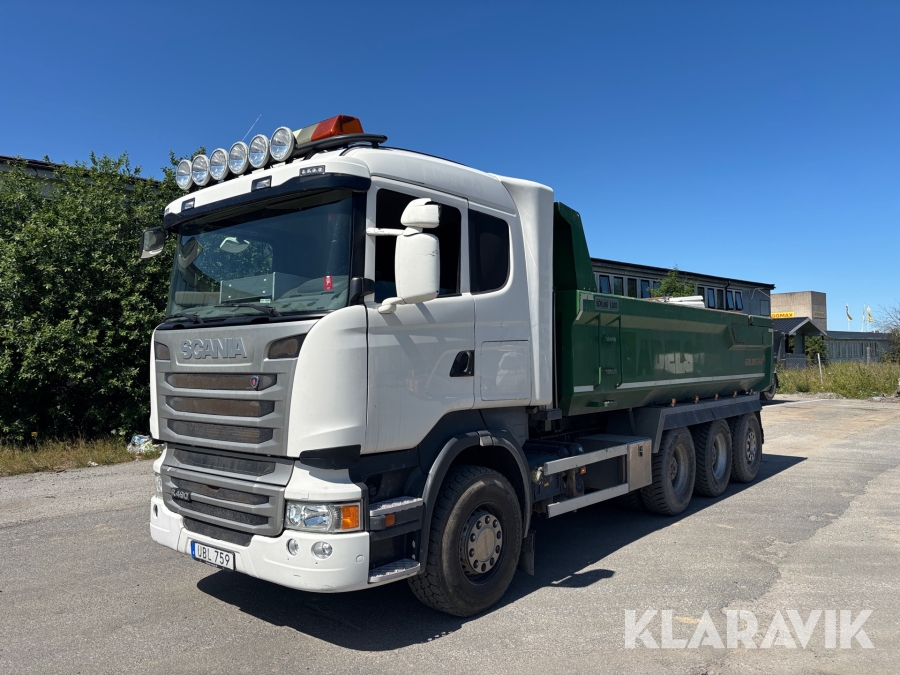 Schaktbil Scania R490LB8X4*4HSA tridem