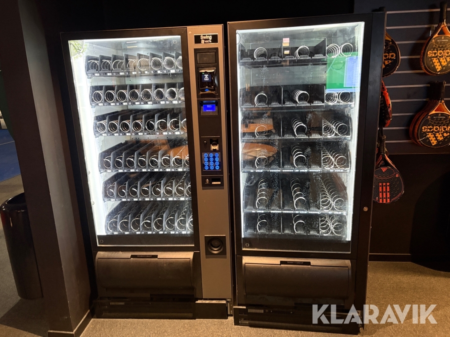 Varuautomat Necta Swing SL dubbel med kortläsare