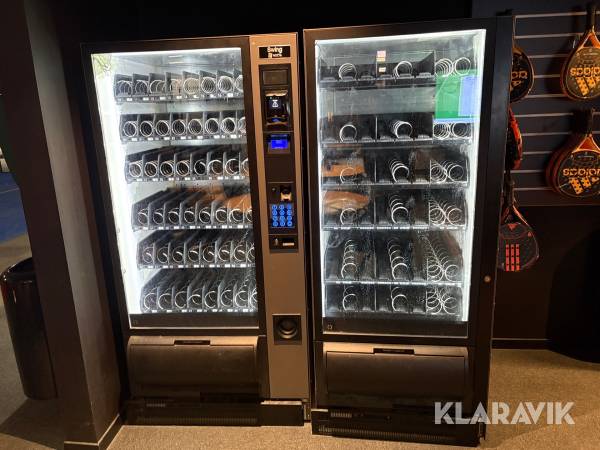 Varuautomat Necta Swing SL dubbel med kortläsare