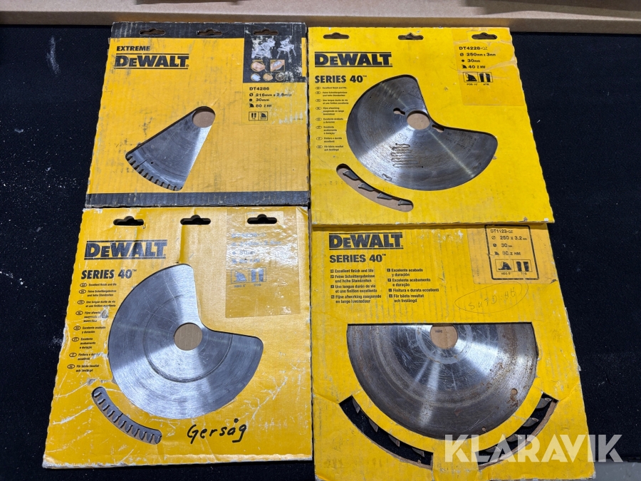 Klingor Dewalt 4st
