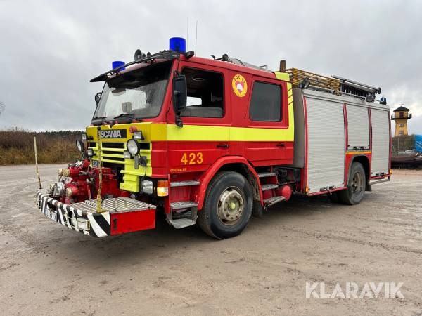 Brandbil Scania 82M dubbelhytt