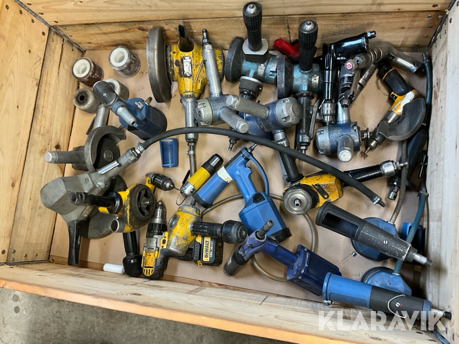 Luftdrivna maskiner och skruvdragare