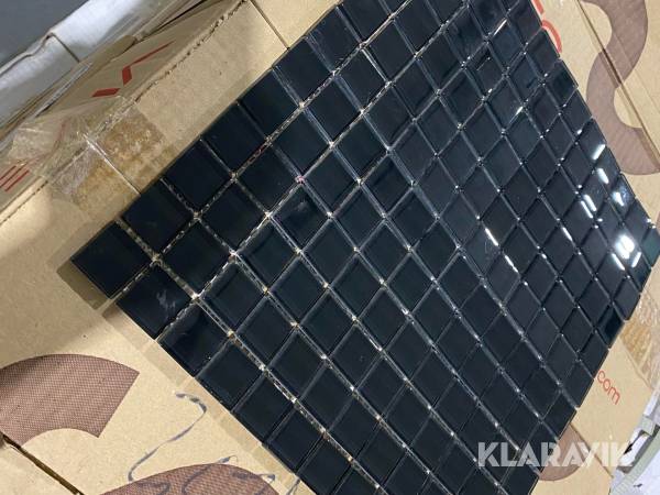 Kristallmosaik svart - 7,4 m2