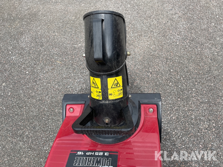 Snöslunga Toro CCR Powerlite 3.25 HP 16", Mölndal, Klaravi
