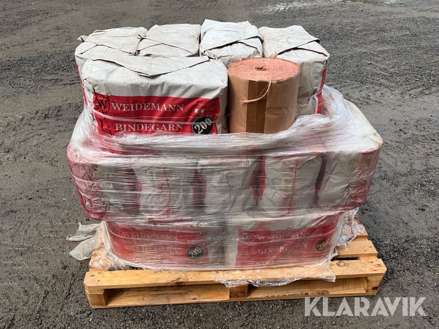 Garn till balbress 39st rullar Weidemann