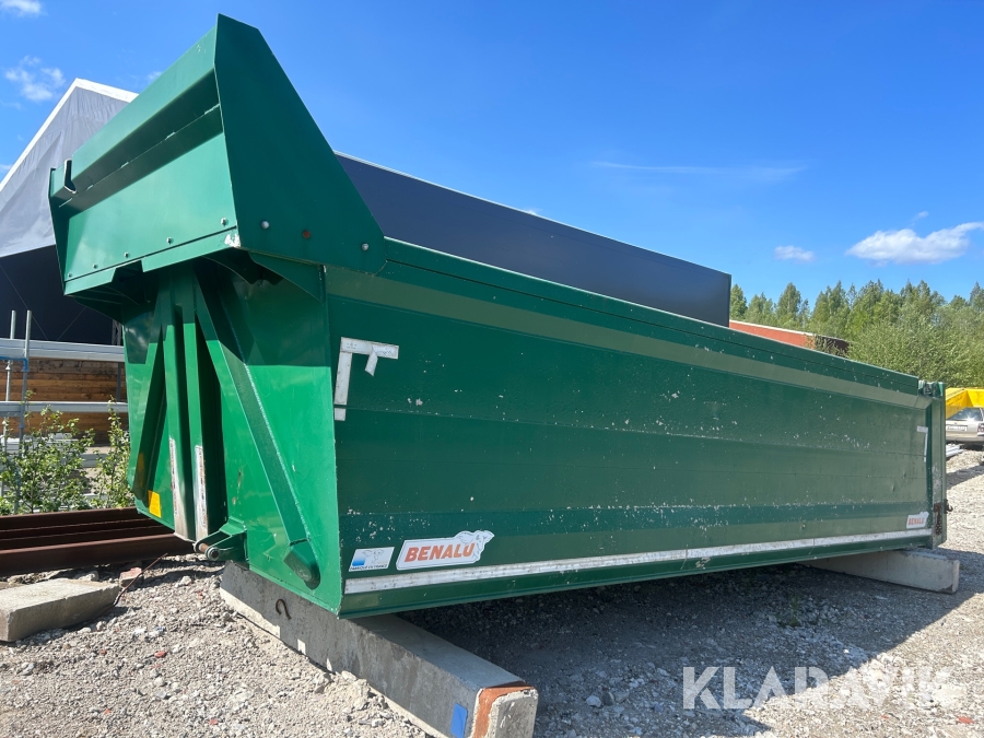 Aluminiumflak till tippbil Benalu