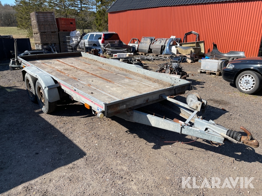 Bilsläpkärra Brenderup 86P lastvikt 1850 kg