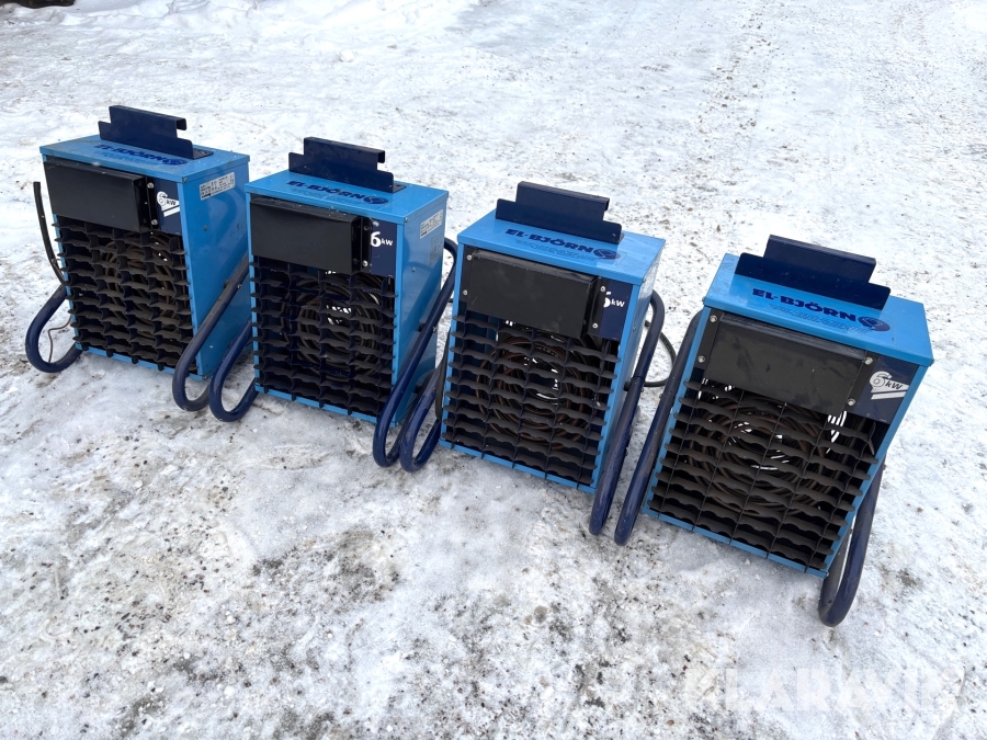 Värmefläktar Elbjörn VF 6 4st