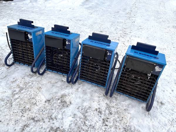 Värmefläktar Elbjörn VF 6 4st