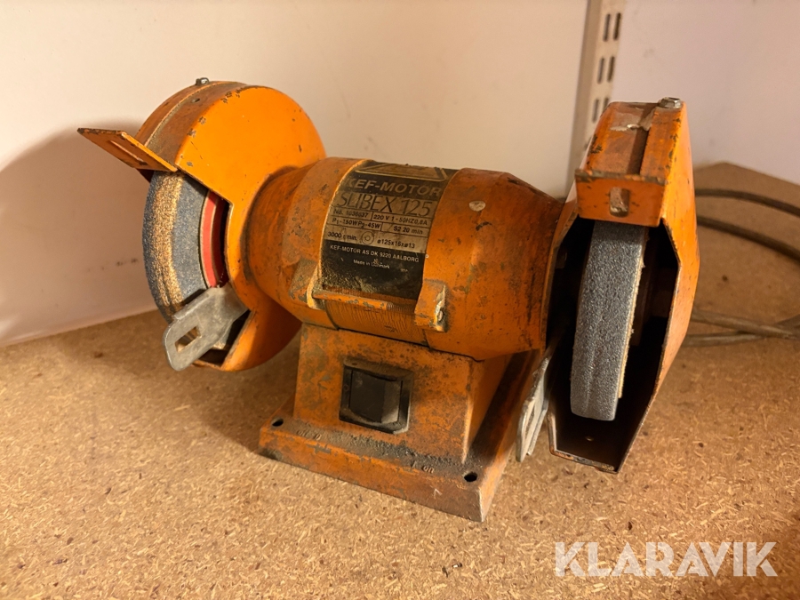 Bänkslipmaskin Kef-motor Slibex 125