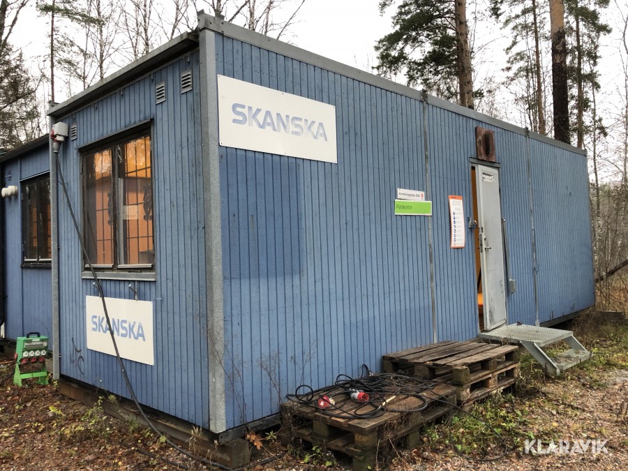 Modul med omklädningsrum och lunchrum