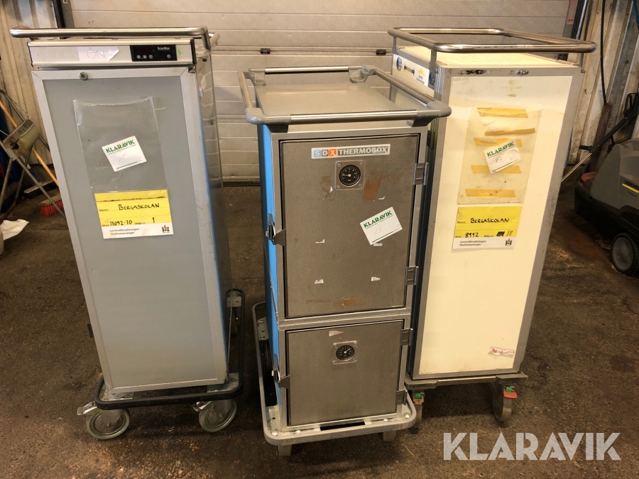 Värmeskåp 3 st Scanbox 