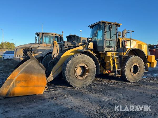 Hjullastare CAT 972MXE med skopa