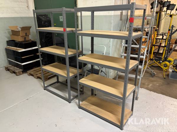 Verkstadshyllor 2st