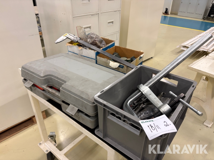 Verkstadsutrustning parti