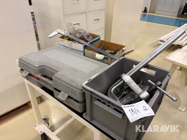 Verkstadsutrustning parti