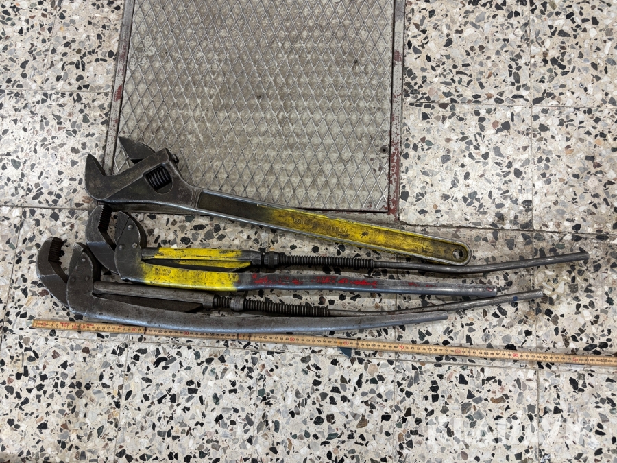 Rörtänger 2st  & skiftnyckel Bahco 1st