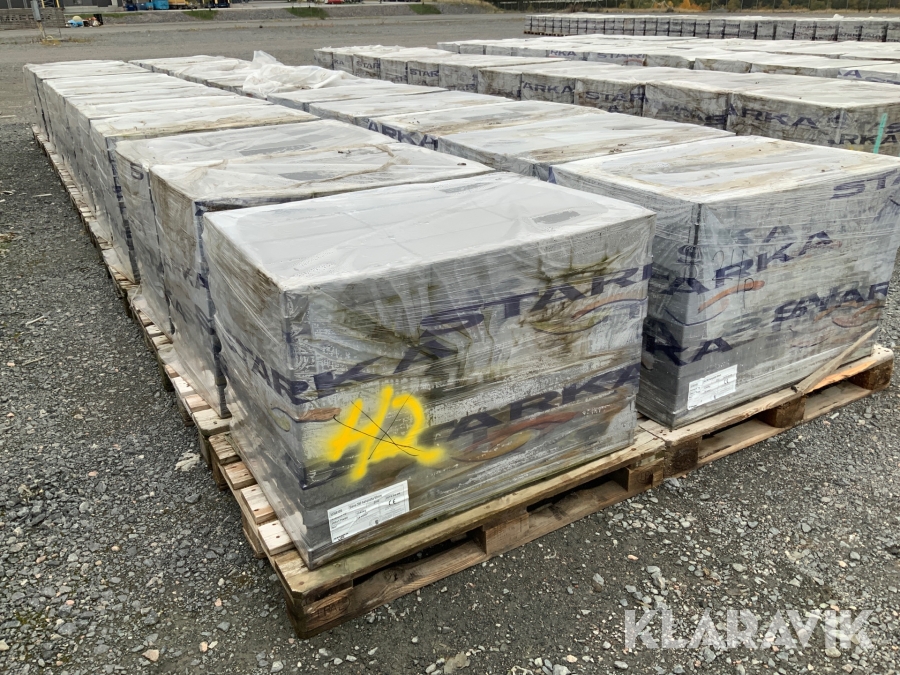 Betongmarkplatta 24st pallar Starka Siena 350 Halvplatta 60mm