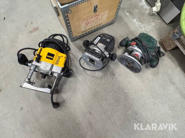 Överhandsfräs Dewalt, Bosch