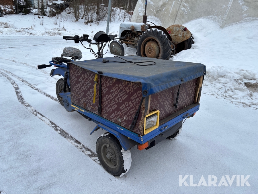 Flakmoped Norsjö Carrier Electric