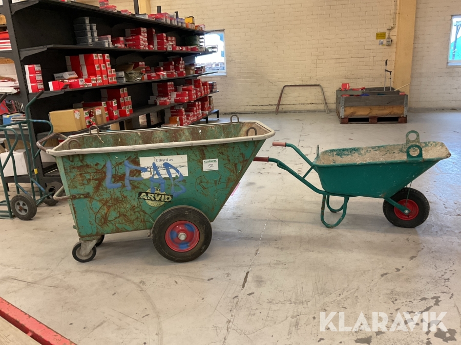 Fodervagn och skottkärra Starke Arvid
