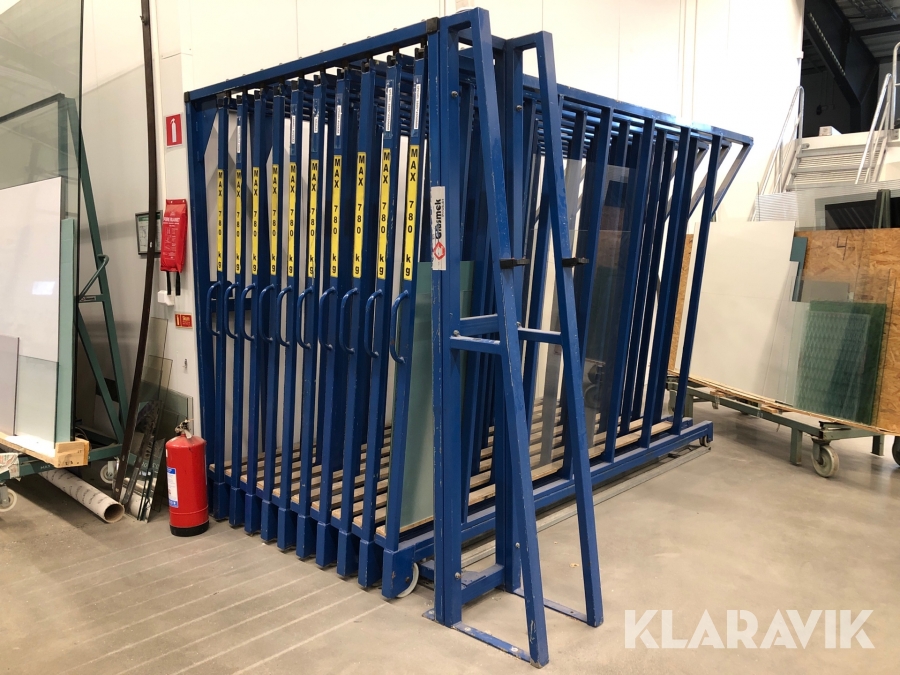 Kompaktlager Glasmek 185X260cm för glas