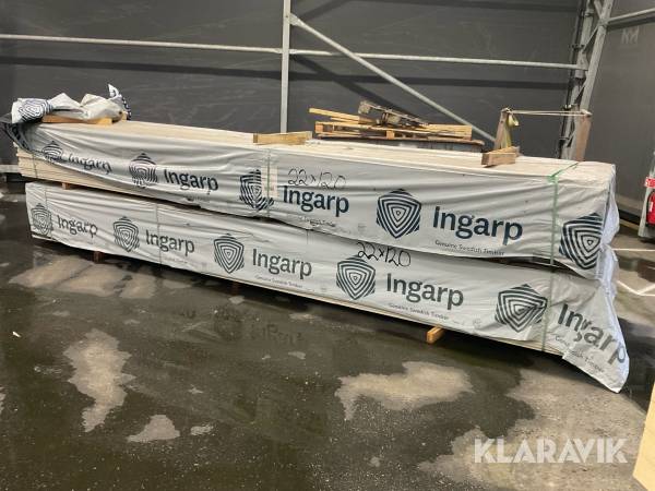 Ytterpanel Vit 22x120x5400mm, 2332,8lpm