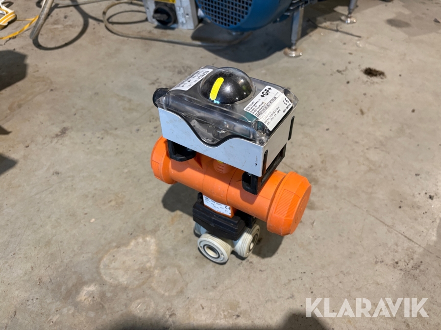 Trevägsventil GF dm 20 med lägesgivare