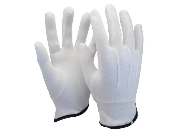 Bomullshandskar 163 par vit Protec®