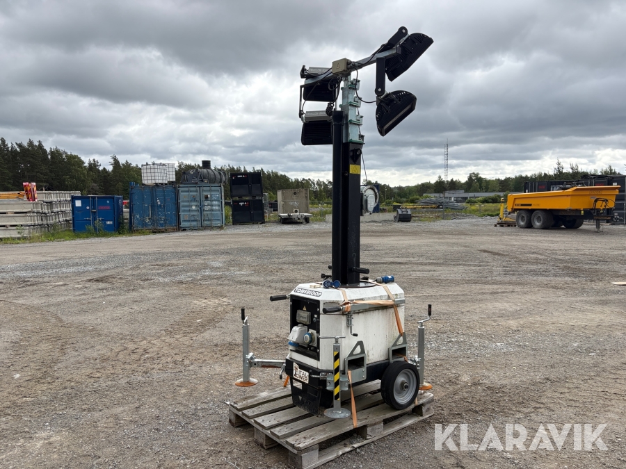 Belysningsmast Italtower Towerloop LED 4X150W