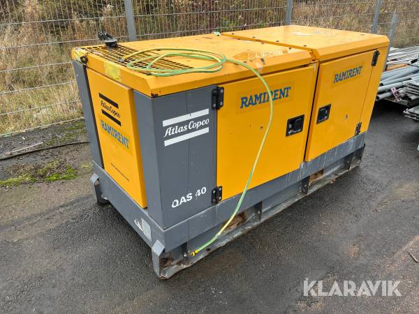 Elverk / generator Atlas Copco QAS 40