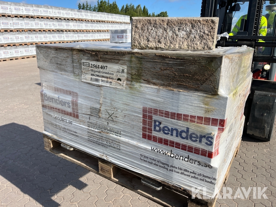Mursten/Grundsten Benders Megawall 12st pall