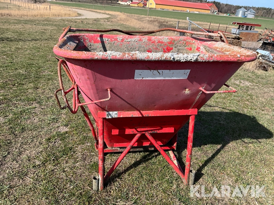 Betongbasker Mf Bygg & Smide A 750 Liter