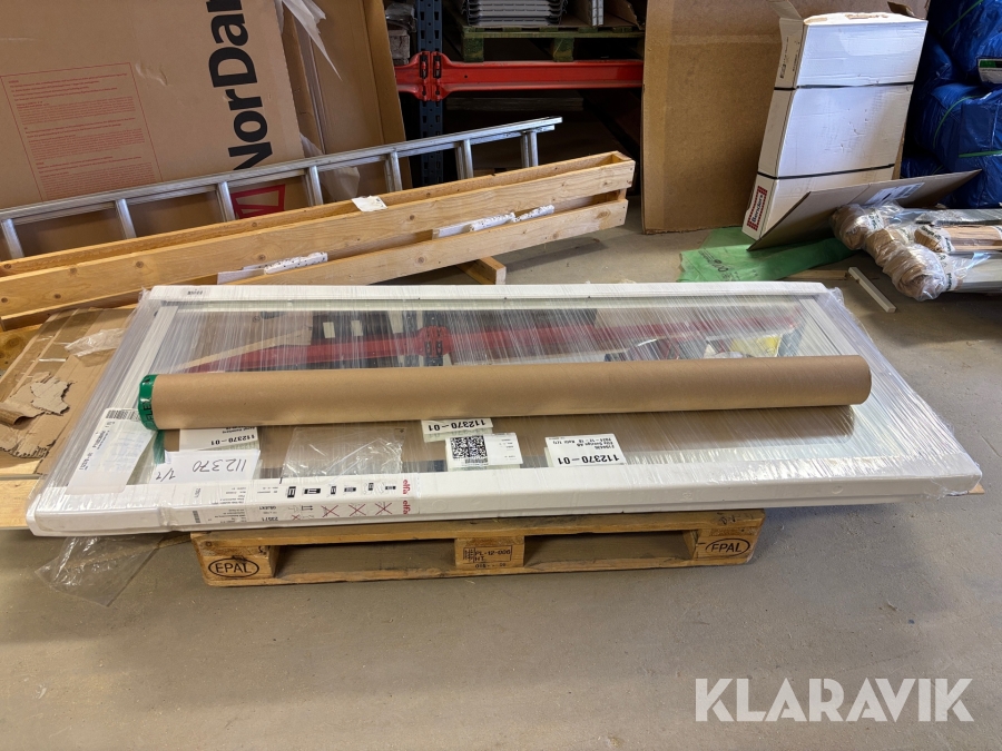 Skjutdörrar till garderob Elfa 2 st med skenor