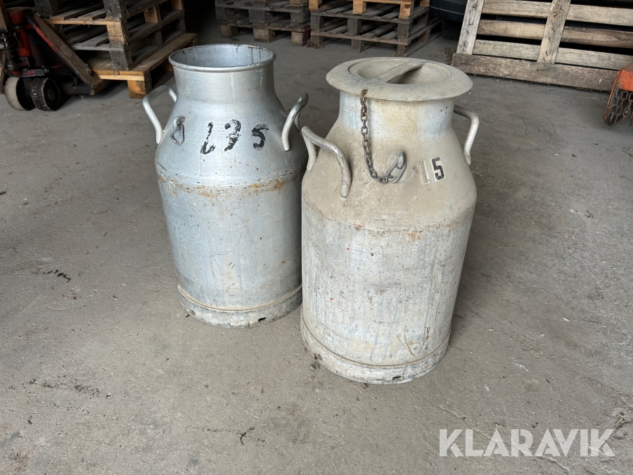 Mjölkkannor 2 st  