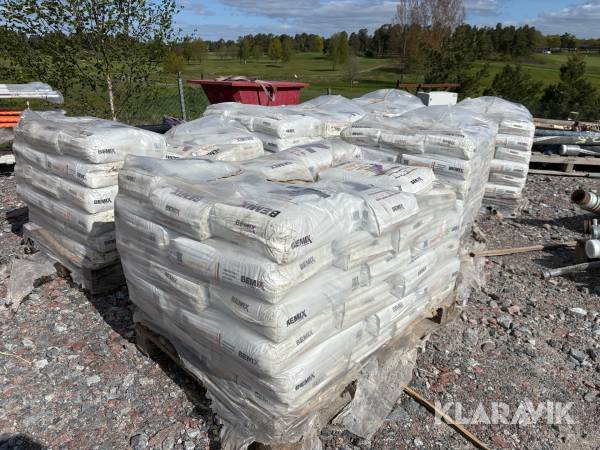 Betonglagning fiberförstärkt Bemix