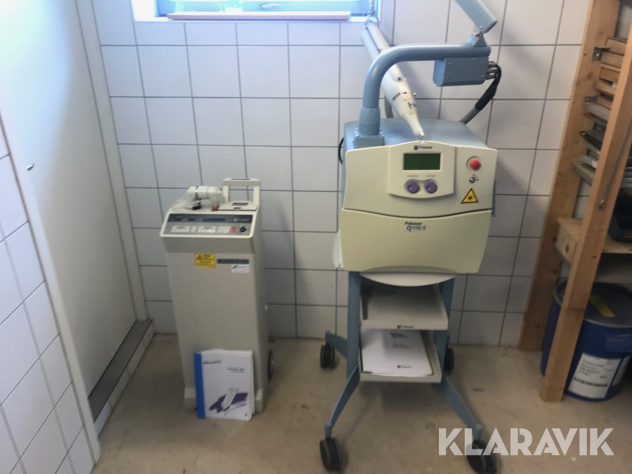 Laserutrustning, 2 st  med mera