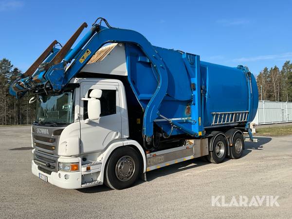 Lastbil Scania P360 frontlastare NTM