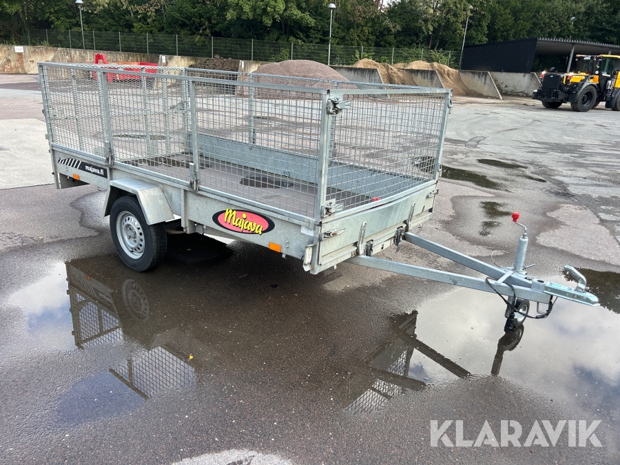 Gallerkärra Majava 750 kg tippbar med ramp