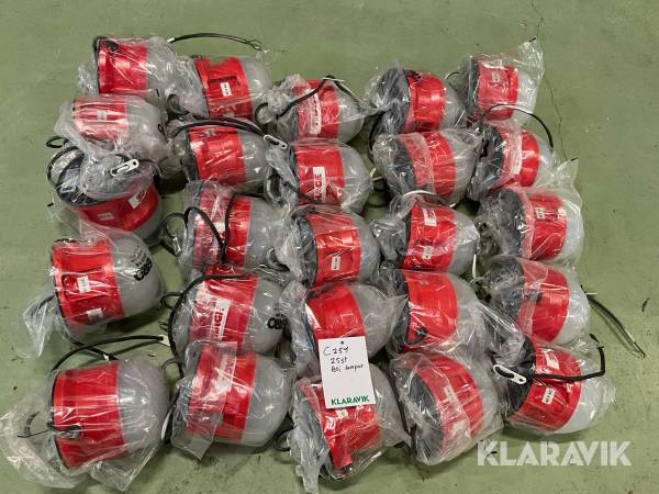 Bojlampor 25st Garo Bygglampa Ball